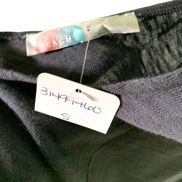 FP Beach Free People Maxi Dress Women SP Gray Venus Cut Side Slit Sleeveless NWT - Picture 9 of 9